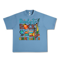 Pebble Blue ready to rock kindergarten Urban Heavy Tee - JahusDesignShop