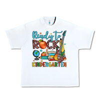 White ready to rock kindergarten Urban Heavy Tee - JahusDesignShop
