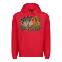 Red Let's Get Baked Premium Hoodie - Bettercallsaul