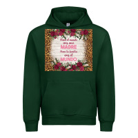 Forest Green para el mundo eres una madre para tu familia eres Urban Hoodie - TumblerDesignByShophia