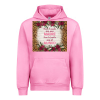 Fuchsia Pink para el mundo eres una madre para tu familia eres Urban Hoodie - TumblerDesignByShophia