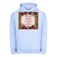 Pigment Grape Ice para el mundo eres una madre para tu familia eres Urban Hoodie - TumblerDesignByShophia