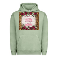 Pigment Oil Green para el mundo eres una madre para tu familia eres Urban Hoodie - TumblerDesignByShophia