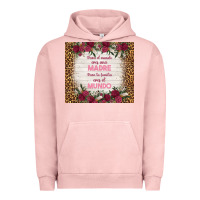 Pigment Salmon para el mundo eres una madre para tu familia eres Urban Hoodie - TumblerDesignByShophia