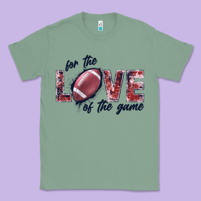 Football Love Of The Game Classic Tee Designed By Jahusdesignshop