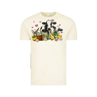 Vintage Arctic easter cows with chicks Vintage Tee - AdoDesignShop