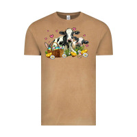 Vintage Camel easter cows with chicks Vintage Tee - AdoDesignShop