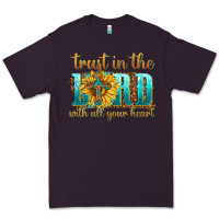 Plum trust in the lord with all your heart Premium Tee - texasbilliewilder