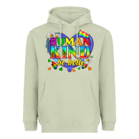 Matcha LGBTQ Pride Human Kind Be Both Heavyweight Hoodie - BundleAndBundleShop