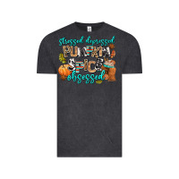 Vintage Black stressed depressed pumpkin spice obsessed Vintage Tee - AdoDesignShop