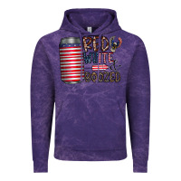 Cloud Purple red white  boozed Vintage Hoodie - CowhideDigitalArt