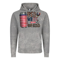 Cloud Rock red white  boozed Vintage Hoodie - CowhideDigitalArt