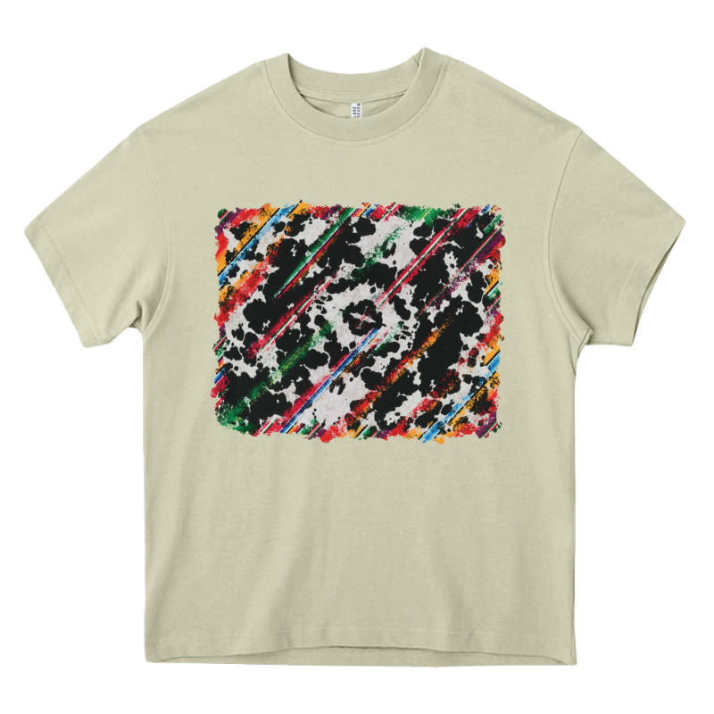 Cowhide And Serape Background Heavy Core Tee by RanaPortraitStore | Teevron