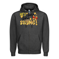 Charcoal Heather softball sister Zipper Hoodie - MaliasSmallBusiness