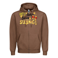 Chestnut softball sister Zipper Hoodie - MaliasSmallBusiness
