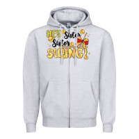 Heather Grey softball sister Zipper Hoodie - MaliasSmallBusiness