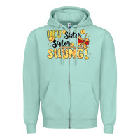 Seafoam softball sister Zipper Hoodie - MaliasSmallBusiness