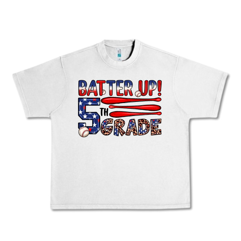 Batter Up 5th Grade Urban Heavy Tee by JahusDesignShop | Teevron