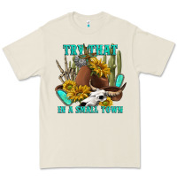 Bone try that in a small town Premium Tee - texasbilliewilder