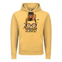 Vintage Mustard spooky mama Vintage Hoodie - JahusDesignShop