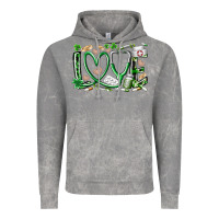 Cloud Rock st.patricks love nurse Vintage Hoodie - RacoonDesign