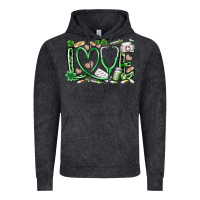 Vintage Black st.patricks love nurse Vintage Hoodie - RacoonDesign