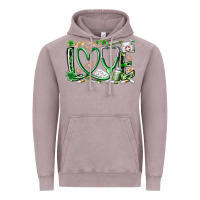 Vintage Zinc st.patricks love nurse Vintage Hoodie - RacoonDesign