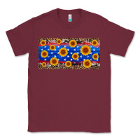 Burgundy armed forces day sunflower Classic Tee - Artiststas