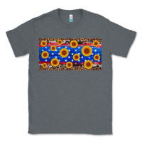 Charcoal Heather armed forces day sunflower Classic Tee - Artiststas