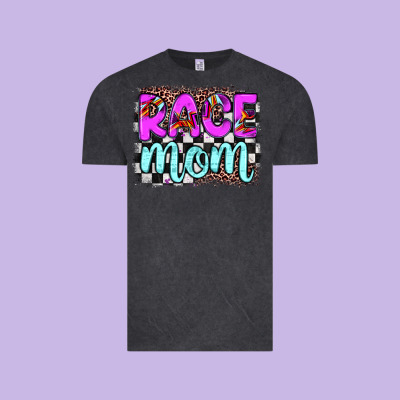 Race Mom Vintage Tee Designed By Jahusdesignshop