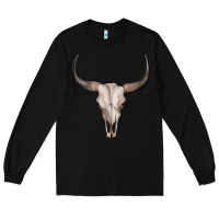 Black bullskull Long Sleeve Tee - Artiststas