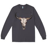 Smoke bullskull Long Sleeve Tee - Artiststas