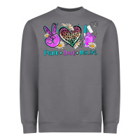 Storm peace love nail art Heavyweight Sweatshirt - AdoDesignShop