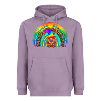 Lavender LGBTQ Pride Gnome Rainbow Heavyweight Hoodie - BundleAndBundleShop