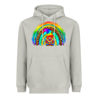 Moon Dust LGBTQ Pride Gnome Rainbow Heavyweight Hoodie - BundleAndBundleShop