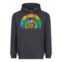 Smoke LGBTQ Pride Gnome Rainbow Heavyweight Hoodie - BundleAndBundleShop