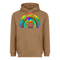 Toasted Coconut LGBTQ Pride Gnome Rainbow Heavyweight Hoodie - BundleAndBundleShop