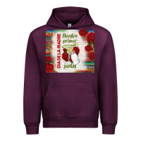 Mauve Wine nuestro primer dia de la madre juntos Urban Hoodie - TumblerDesignByShophia