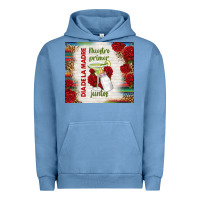 Pigment Pebble Blue nuestro primer dia de la madre juntos Urban Hoodie - TumblerDesignByShophia