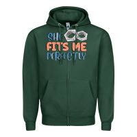 Sports Green she fits me perfectly Zipper Hoodie - MaliasSmallBusiness