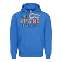 True Royal she fits me perfectly Zipper Hoodie - MaliasSmallBusiness