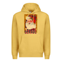 Antique Gold Behave Santa Premium Hoodie - Bettercallsaul