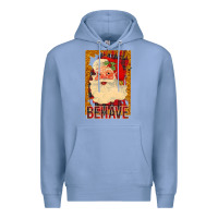 Colony Blue Behave Santa Premium Hoodie - Bettercallsaul