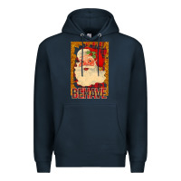 Navy Behave Santa Premium Hoodie - Bettercallsaul