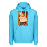 Ocean Blue Behave Santa Premium Hoodie - Bettercallsaul