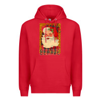 Red Behave Santa Premium Hoodie - Bettercallsaul