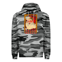 Slate Camo Behave Santa Premium Hoodie - Bettercallsaul