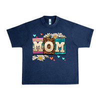 Navy daisy mom Urban Heavy Tee - AdoDesignShop
