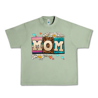 Oil Green daisy mom Urban Heavy Tee - AdoDesignShop