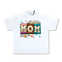White daisy mom Urban Heavy Tee - AdoDesignShop